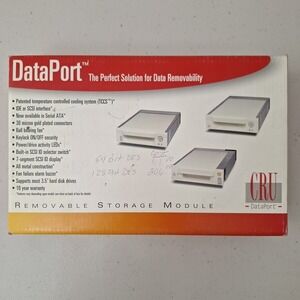 CRU DataPort Removable Storage Module Assembly Cast Aluminum PARTS OR REPAIR